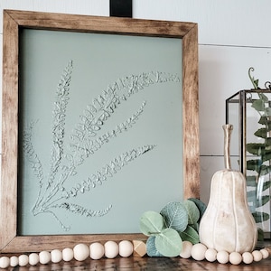 Botanical Textured Art, Framed Textured Wall Art, Botanical Wall Art, Floral Texture Painting, Botanical Decor, Botanical Boho Wall Art