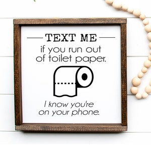 Funny Bathroom Signs, Funny Bathroom Wall Decor. Teen Bathroom Wall Decor, Funny Wood Signs, Bathroom Wood Signs, Farmhouse Style Sign