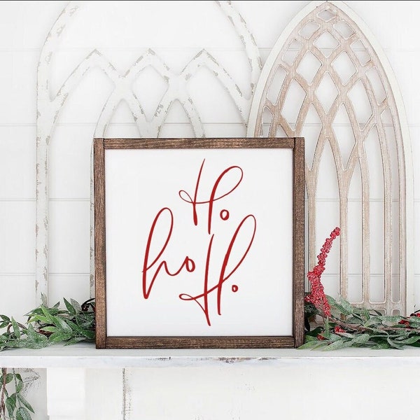 Ho Ho Ho Tabletop Sentiment Sign (Set of 2) main image 1