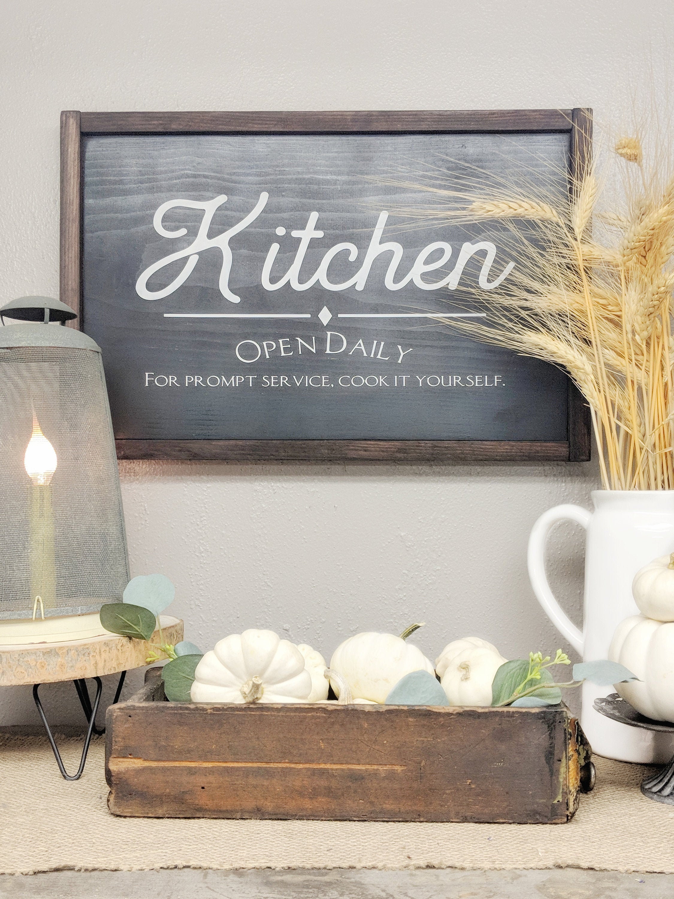 Farmhouse Kitchen Funny Signs For Home