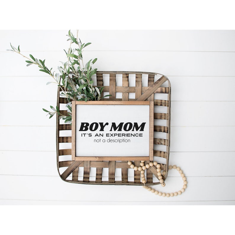 Boy Mom Sign Boy Mom Gift Ideas Boy Playroom Sign Mom of Etsy