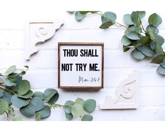 Funny Mom Signs, Funny Wood Signs, Mom Gift Funny, Mom Humor Gift, Mothers Day Gift from Kids, Gift Ideas for Her, Rustic Mom Sign