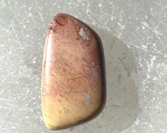 Maligano jaspis cabochon | Handgeslepen en gepolijst | Ombre-jaspis | Ambachtelijke lapidaire cabine | Steen voor sieraden maken