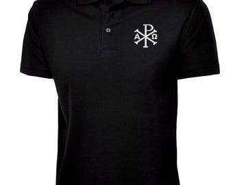 Polo bordado Christian Chi Rho