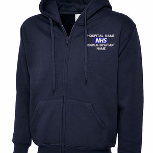 navy nhs hoodie