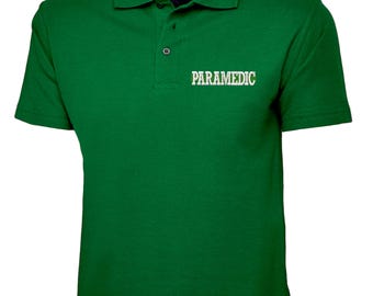 Servicio de Ambulancias del NHS, Paramédico de la Línea Verde, Polo bordado