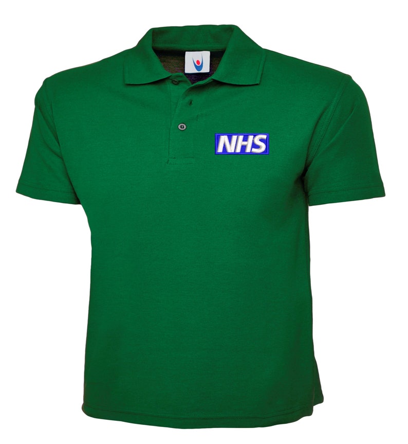 NHS Embroidered Logo Staff Uniform Polo shirts. NHS Workwear | Etsy