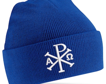 Gorro bordado Christian Chi Rho
