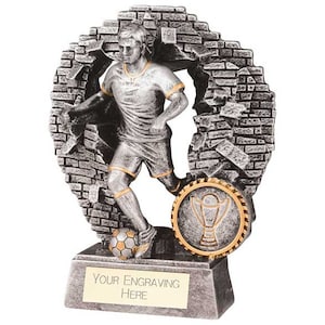 Blast Out Male Football Resin Award football trophy free engraving