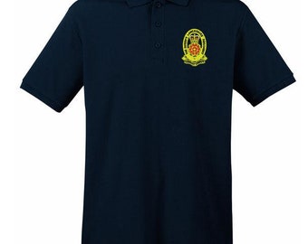 Camisetas polo con licencia del Regimiento de Lancashire de la Reina