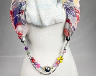 First Blossom - Infinity Scarf Necklace