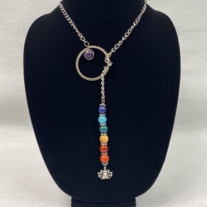 Chakra Woven Toggle Necklace