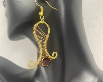 Charmer - dropped earrings (6 color options available)