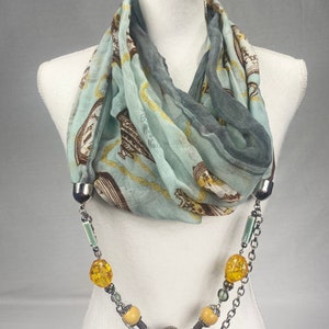 Time Flies - Infinity Scarf Necklace