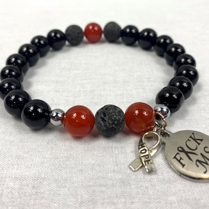 Multiple Sclerosis Awareness Bracelet - Black version