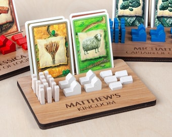 Game Piece Holder | Laser Cut, Personalized