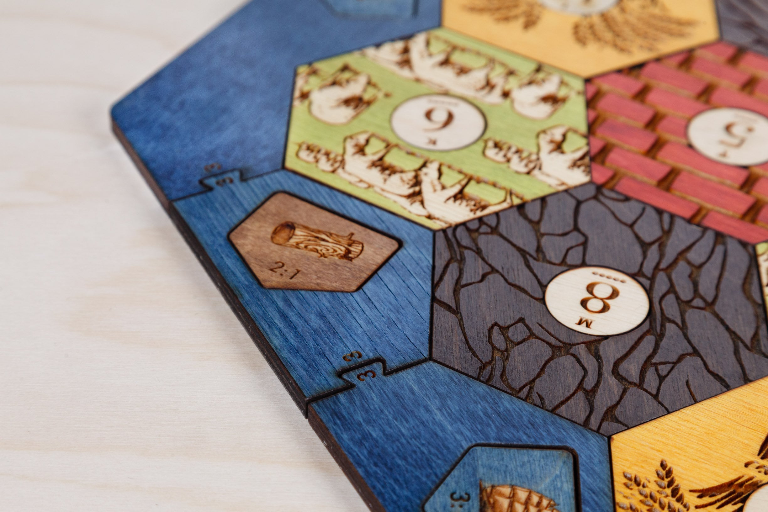 カタン　海外製木製セット Wooden Catan - Etsy