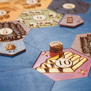 Extension *Marins* de plateau de jeu en bois | Classique | 3-4 ou 3-6 joueurs, découpé au laser, personnalisé