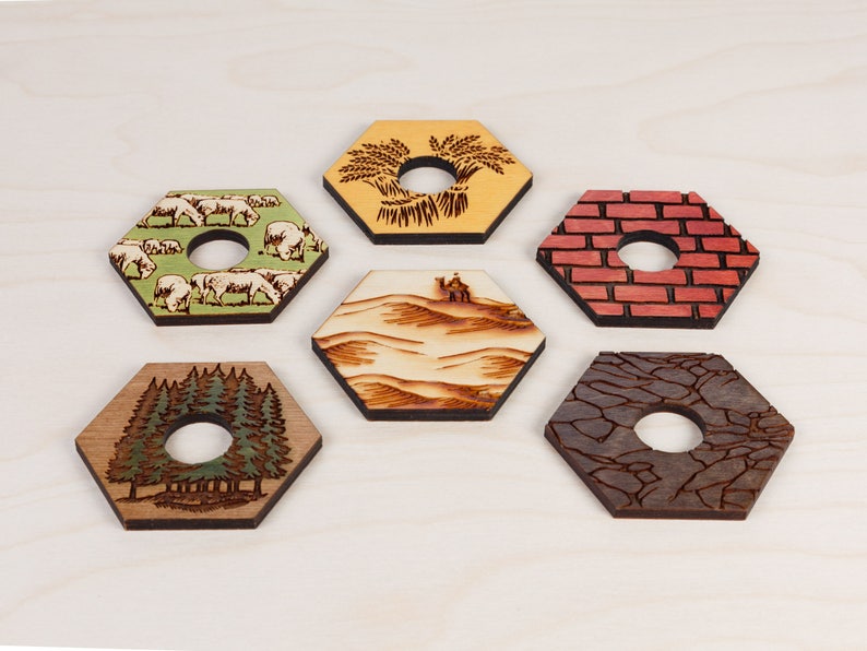 Wood Game Board Classic 3-4 or 3-6 Player, Laser Cut, Personalized image 6