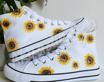 custom sunflower converse