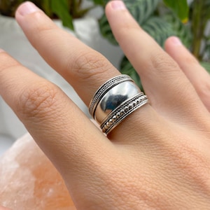 Ethnic Ring / Silver coloured ring / Hippie Boho Ring / Tibetan Ring / bohemian Ring / Gipsy ring / Handmade In Nepal