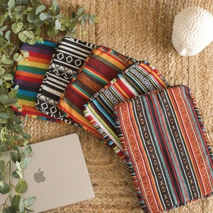 BOHO LAPTOP SLEEVE Handmade Hippie Case Fits up to 15.5 Handcrafted in Nepal Etsy