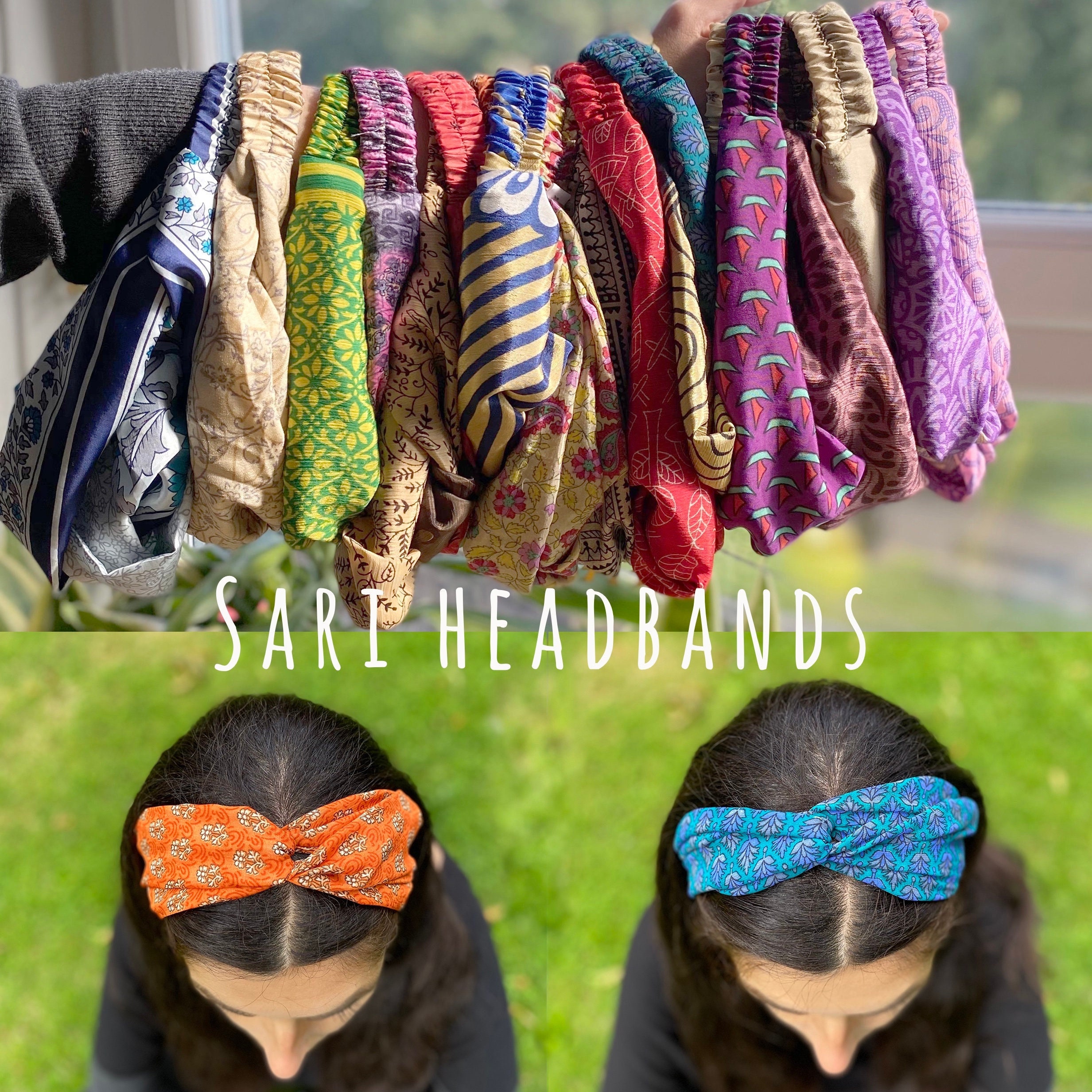 Upcycled Designer Headbands – Sari Rehab