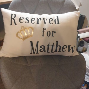 RESERVED FOR Personalised Cushion, Novelty Cushion image 2