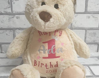 Special Ocassions Bear #personalised #teddybear #birthday #christmas #christening