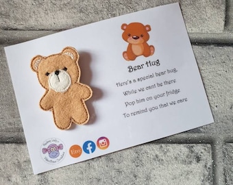 Bear Hug Magnet #pocketbear #bearhug #fridgemagnet