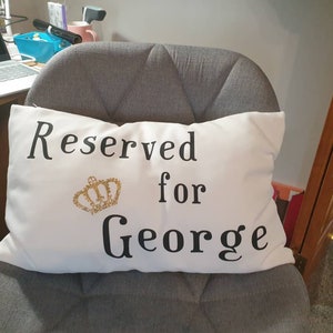 RESERVED FOR Personalised Cushion, Novelty Cushion image 1