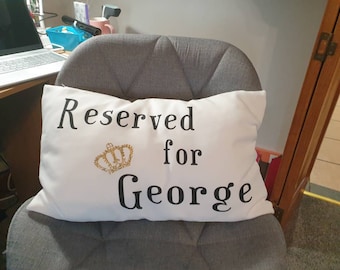 RESERVED FOR Personalised Cushion, Novelty Cushion