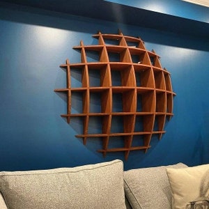 Diam 160cm, Bookcase / shelves, many colors possible.