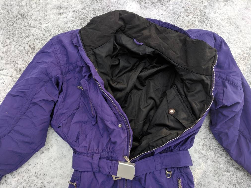 Vintage Purple One Piece Snowsuit Vintage 90's Onesie - Etsy