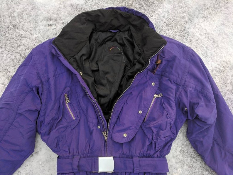 Vintage Purple One Piece Snowsuit Vintage 90's Onesie | Etsy