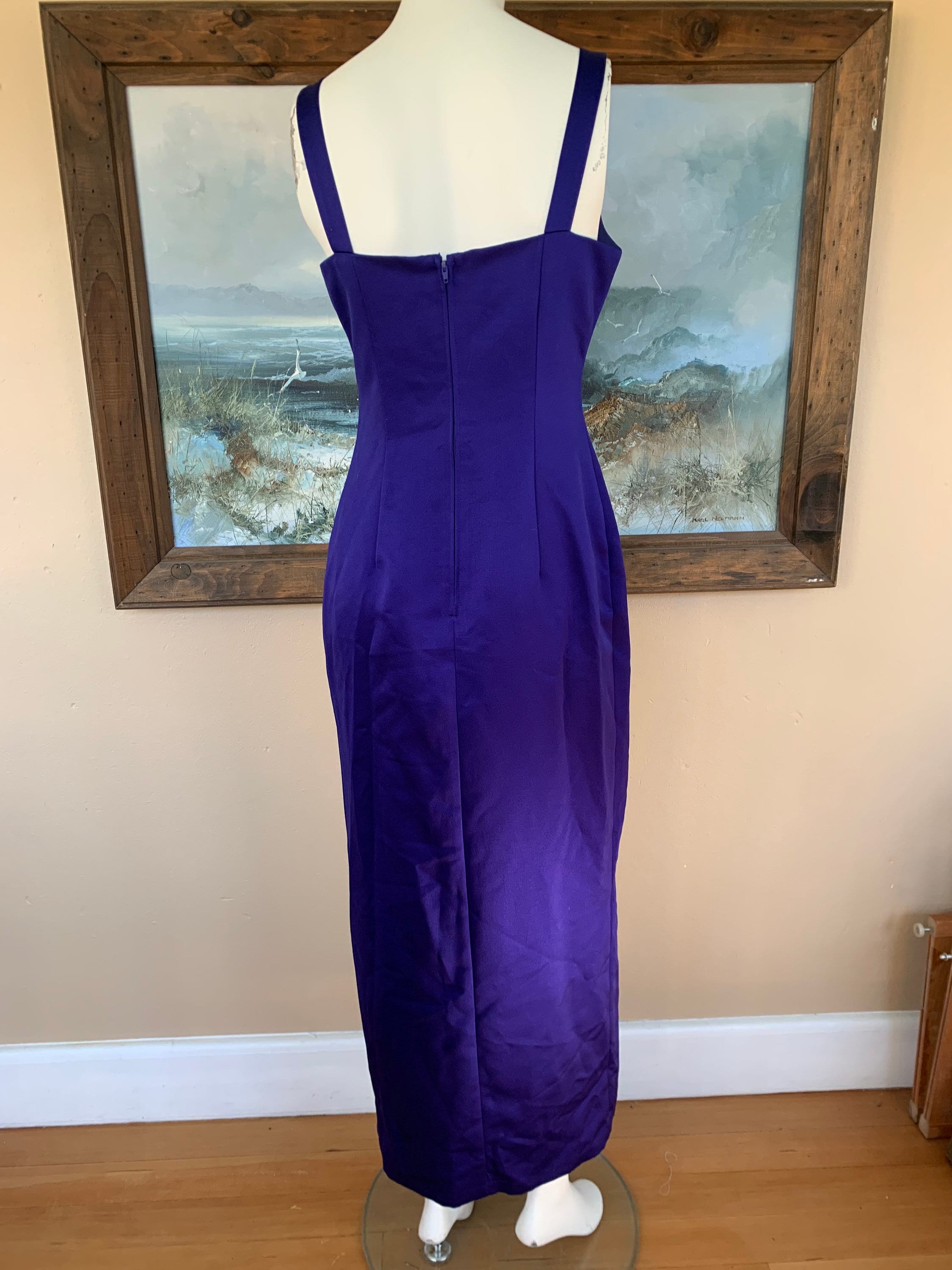 Vintage 90’s Purple Floral Staple Dress