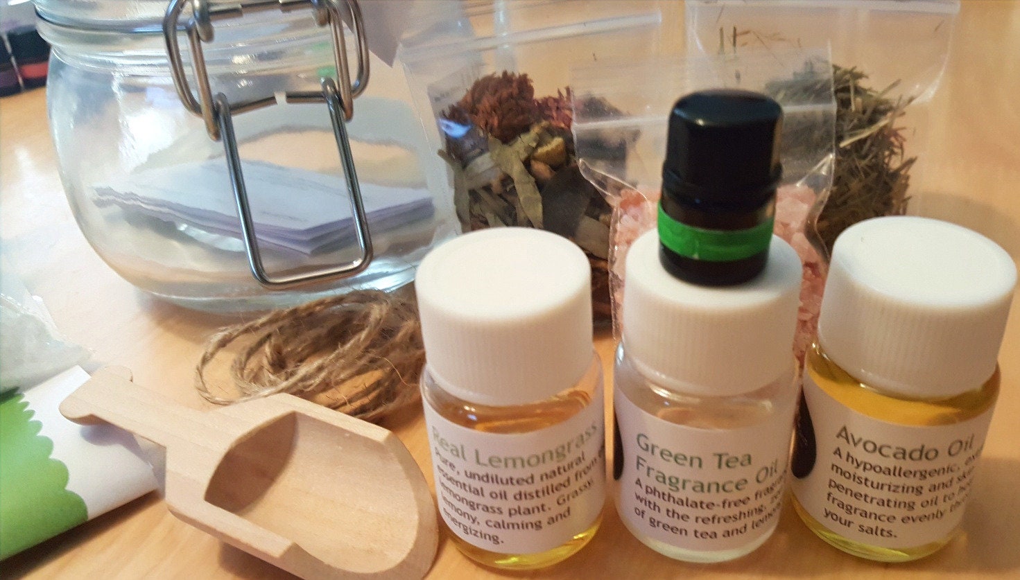 Go Your Own Way Bath Salts Making Kit / Make Your Own Bath Etsy Canada