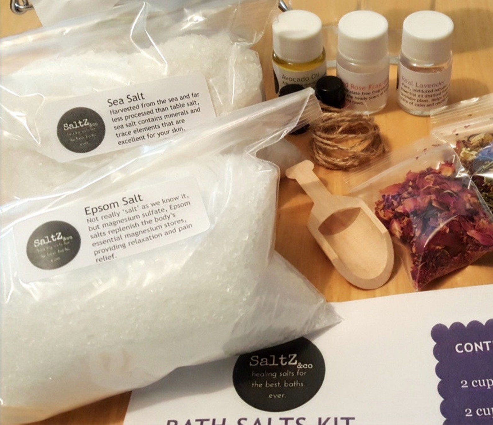 Go Your Own Way Bath Salts Making Kit / Make Your Own Bath Etsy Canada