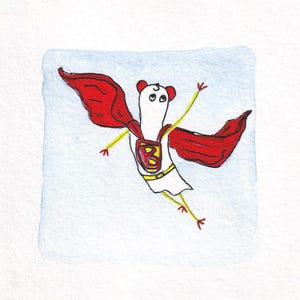 Boo Emotional Art | Printable Art | Digital Download | Kids Wall Art | Colorful Ghost Illustration