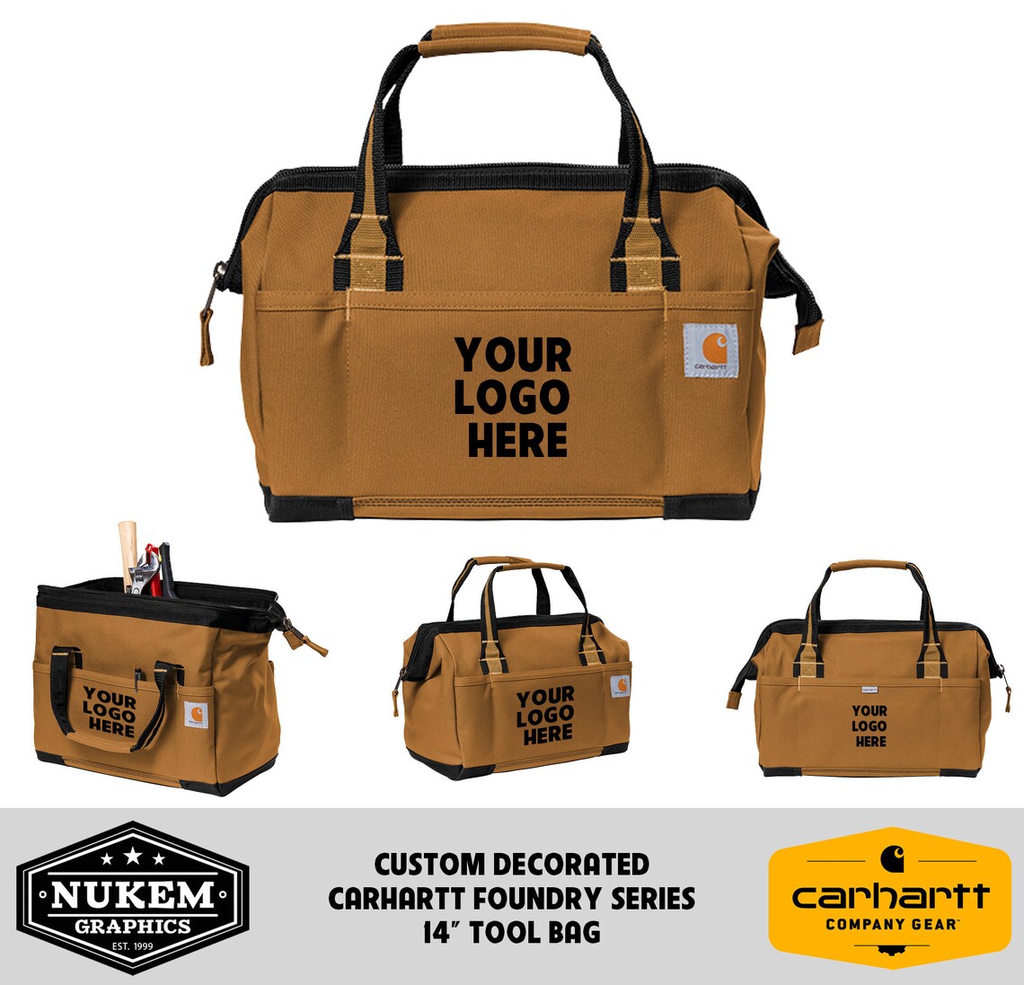 custom carhartt tool bag
