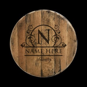 Wedding guest book, barrel head guest book, barrel top guest book, family barrel head, barrel head sign, and barrel head personalized