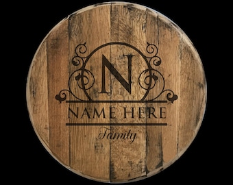 Wedding guest book, barrel head guest book, barrel top guest book, family barrel head, barrel head sign, and barrel head personalized
