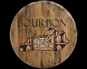 The Bourbon State Barrel Head