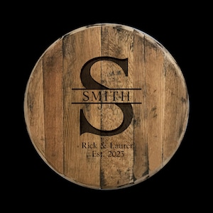 Barrel Head-gastenboek - Custom Barrel Head - Gepersonaliseerde Barrel Head - Gastenboek bruiloft - Houten bruiloftsdecor - Gepersonaliseerd gastenboek