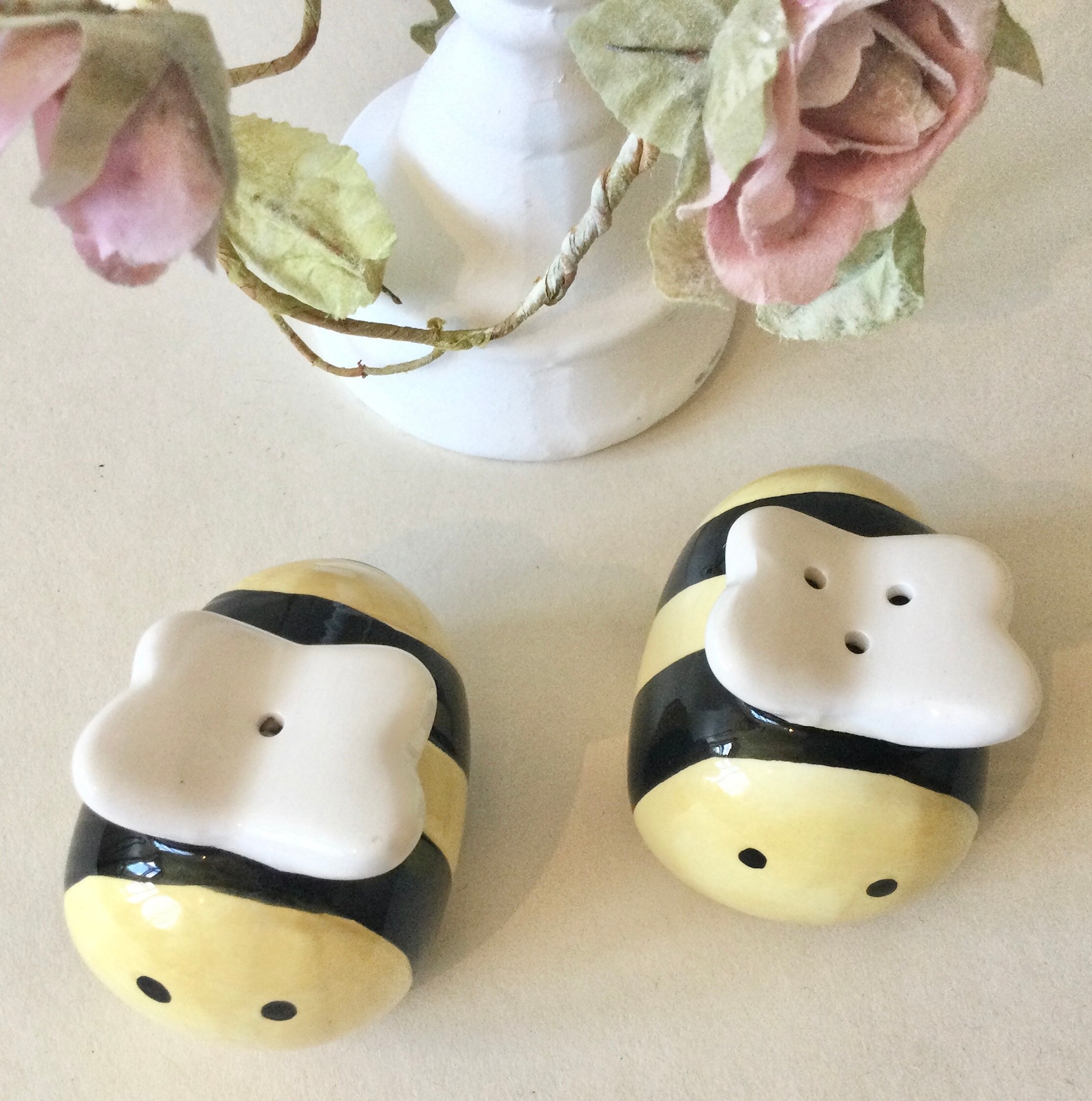 Bee Salt & Pepper Shakers Cruet Set Pots Shakers Cute Quirky Etsy
