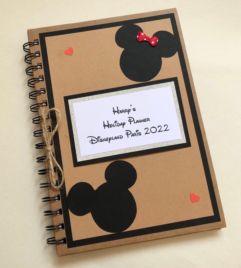 Personalised Disney Holiday Planner Notebook Journal Diary Etsy