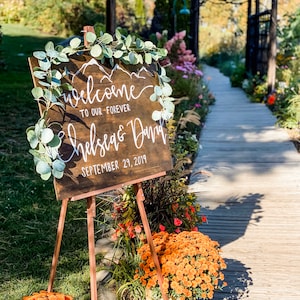 Mountain welcome sign, rustic wedding sign, rustic welcome sign, mountain wedding sign