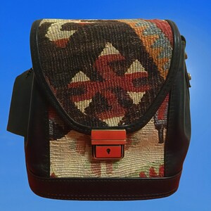 Mini Kilim Pouch, Boho Chic Bag, Crossbody Bag, Shoulder Bag
