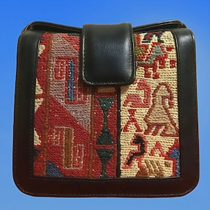 Soumak Kilim Bag, Boho Chic Bag, Crossbody Bag, Sumak Shoulder Bag