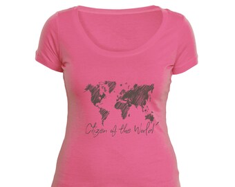 Citizen of the World Next Level Triblend Scoop Neck Tee